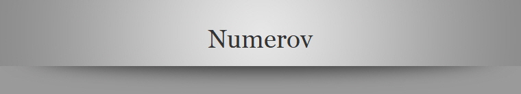 Numerov